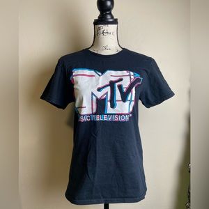 MTV Black Size Small Tshirt